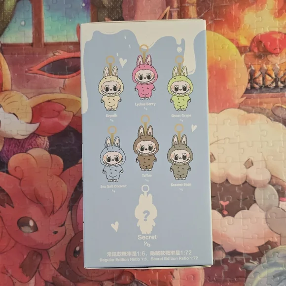 Pop Mart Exciting Macaron Labubu Vyl Plush Pendant Blind Box - Picture 2 of 5